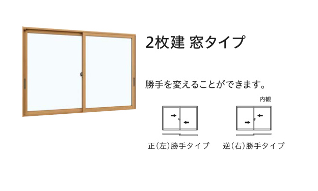 YKKAP樹脂製内窓【ウチリモ】 引き違い窓