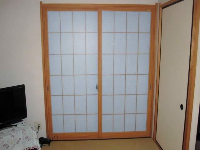 内窓施工例62(和紙調ガラス)